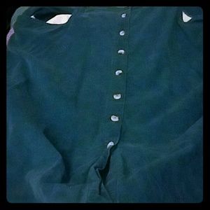 Corduroy skirt mid length